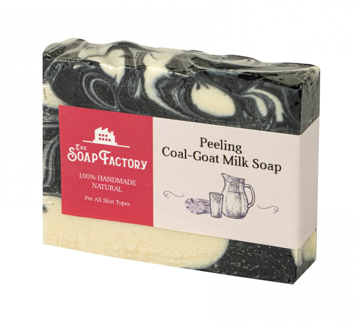 The Soap Factory Artisan Series PEELING COAL GOAT MILK Soap Bar 110 g