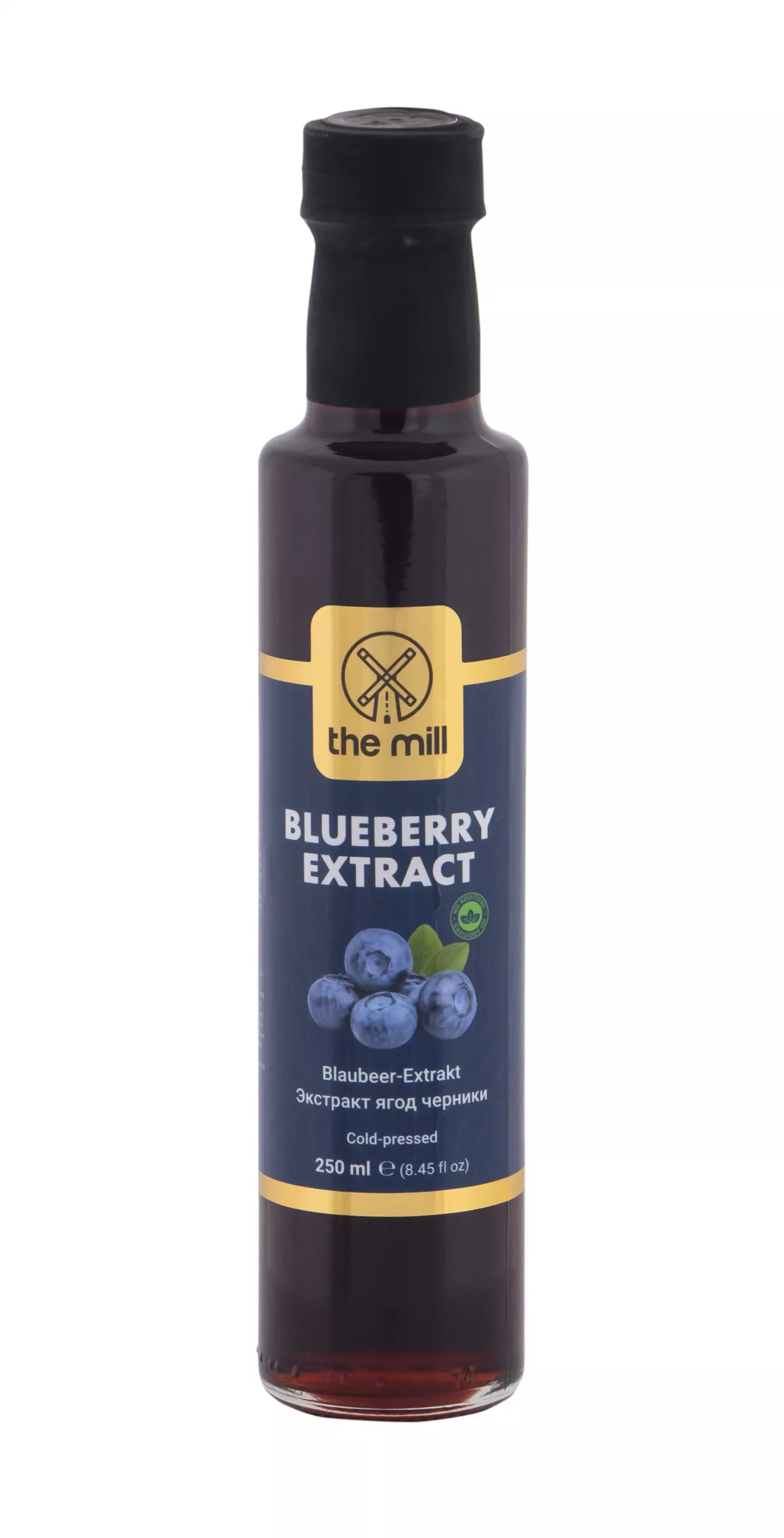 The Mill Blueberry Extract 250 ml Glass Bottle