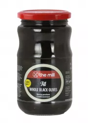 Fit Целые Черные Оливки The Mill - Стеклянная банка 350 г