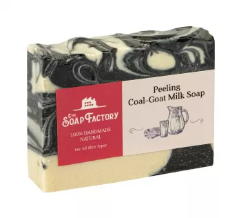 The Soap Factory Artisan Series PEELING COAL - GOAT MILK Soap Bar 110 g