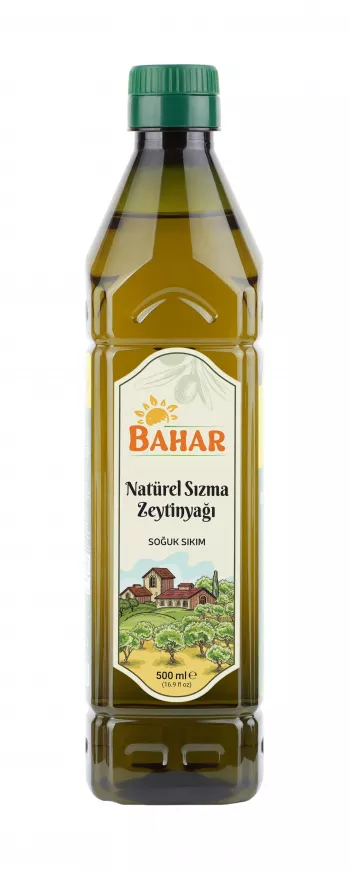 Bahar Natürel Sızma Zeytinyağı 500 ml PET Şişe 
