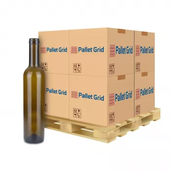 İTHAL CAM ŞİŞE (BOŞ) - ZEYTİN YEŞİLİ - 500 ML 