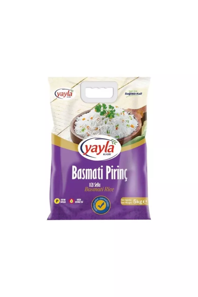 Yayla 1121 Sella 5 kg Basmati Pirinç