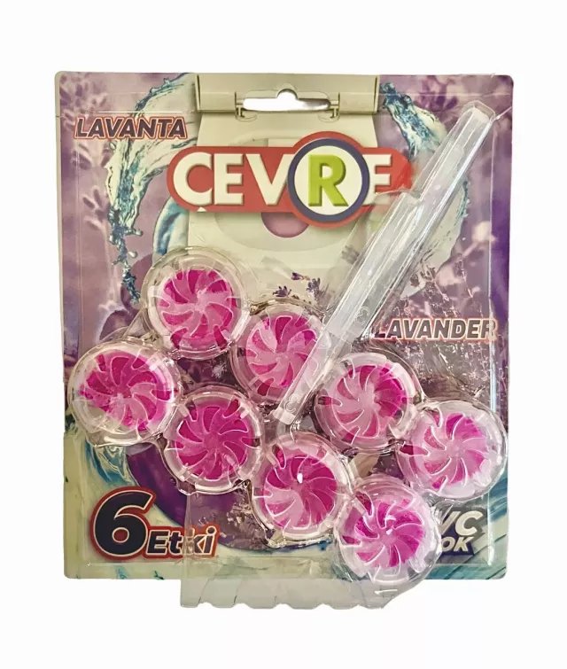  ÇEVRE Klozet Blok Lavanta 2'li